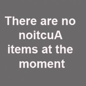 No noitcuA items at the moment